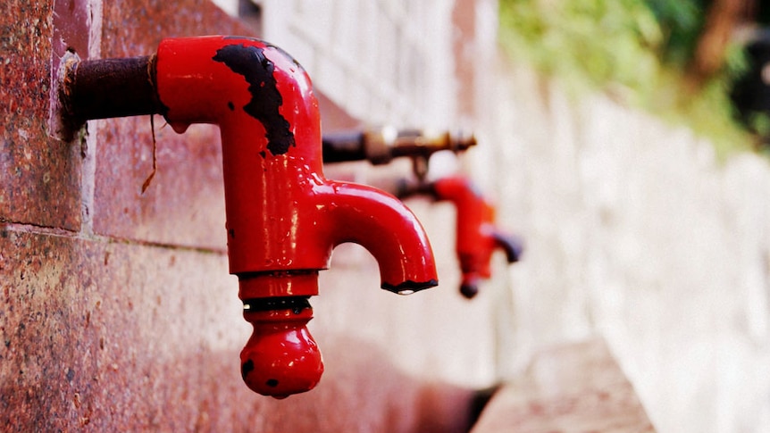 A red tap