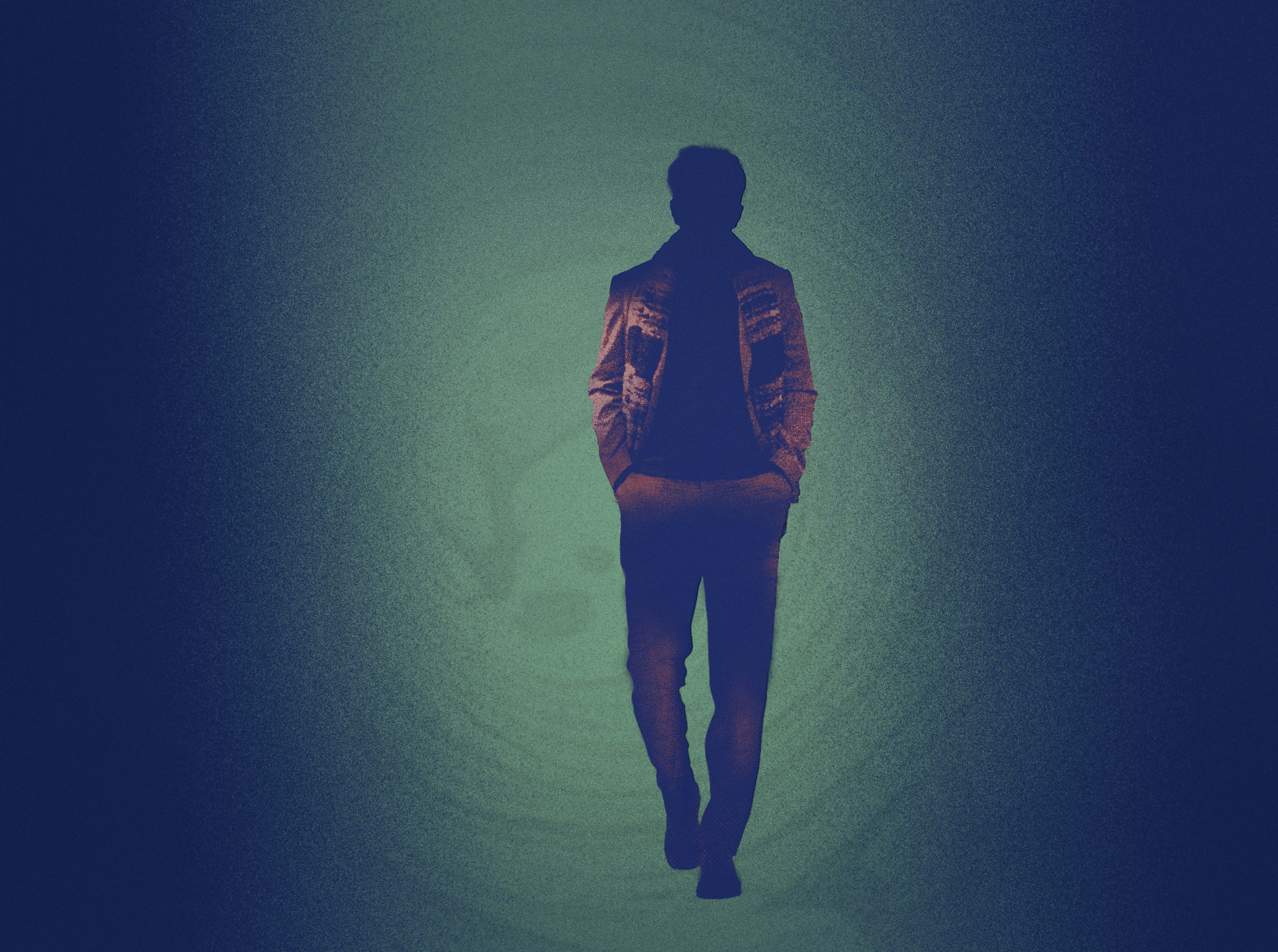 An illustration of a man on a plain background.