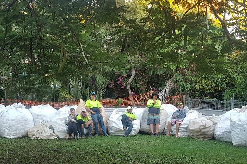 The Jolly Rogers Fishing Club has collected more than four tonnes of plastic waste