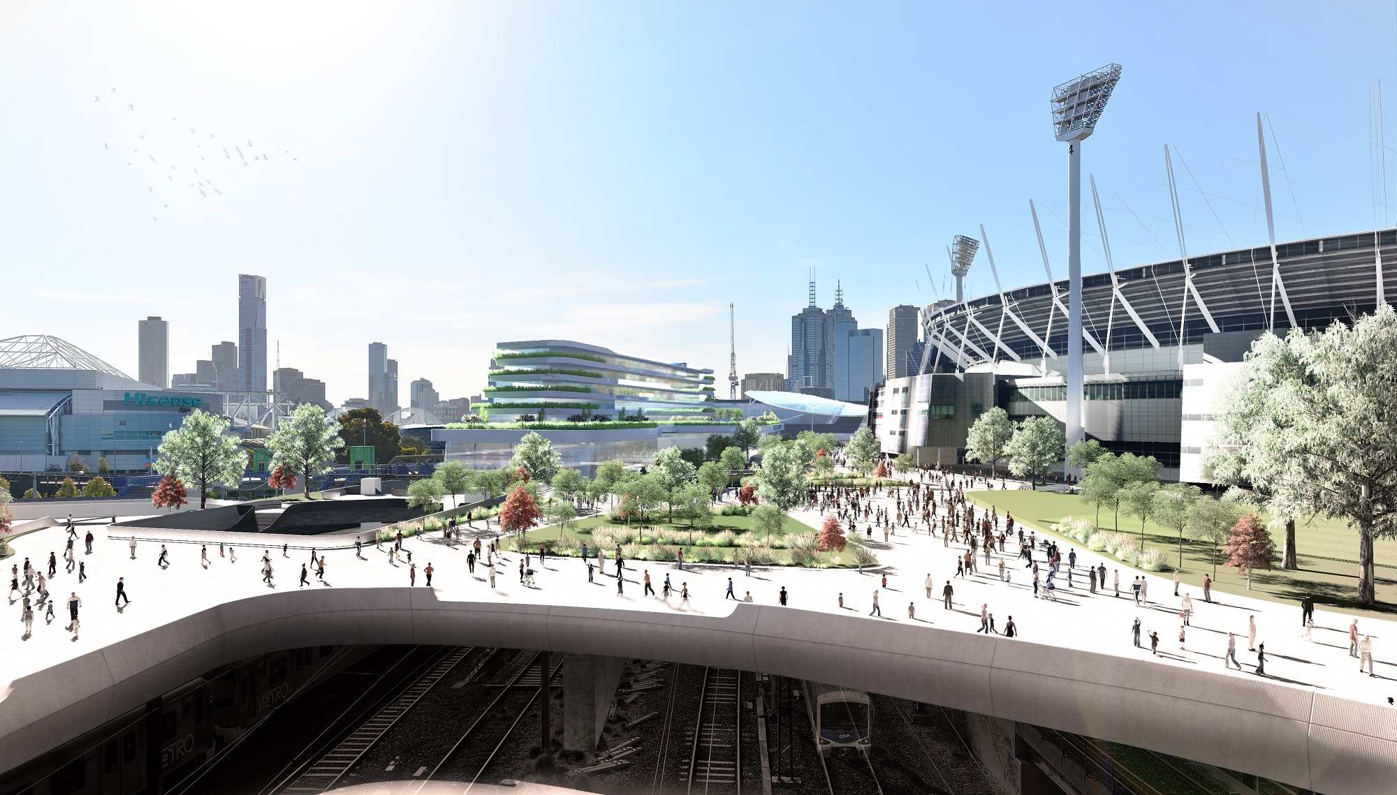 Melbourne Cricket Club floats $1b redevelopment plan, joining MCG with Richmond  station - ABC News