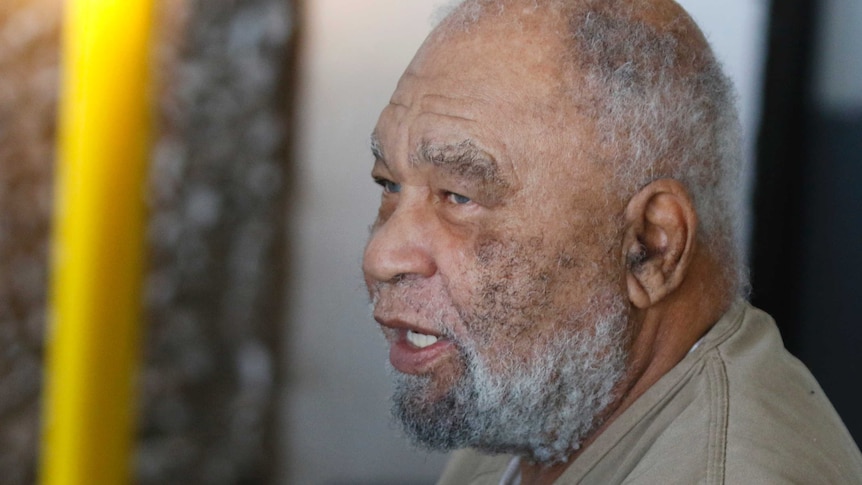 Samuel Little leaves the Ector County Courthouse after attending a pre-trial hearing in Odessa, Texas.