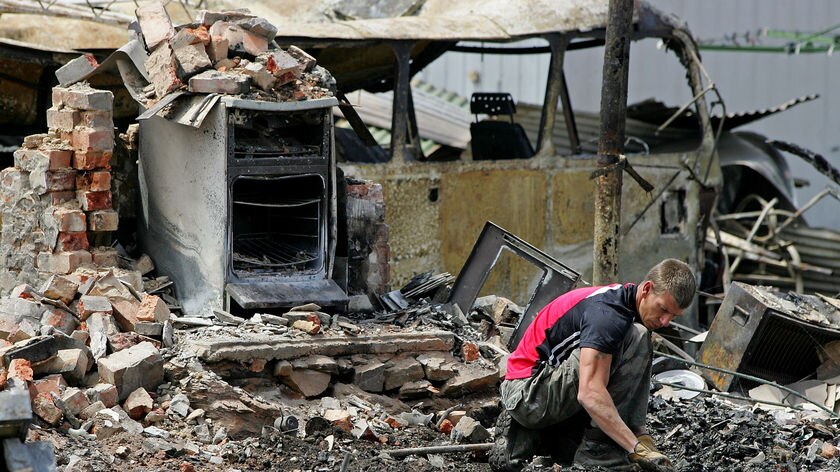 Devastating force: Over 900 houses have been destroyed.