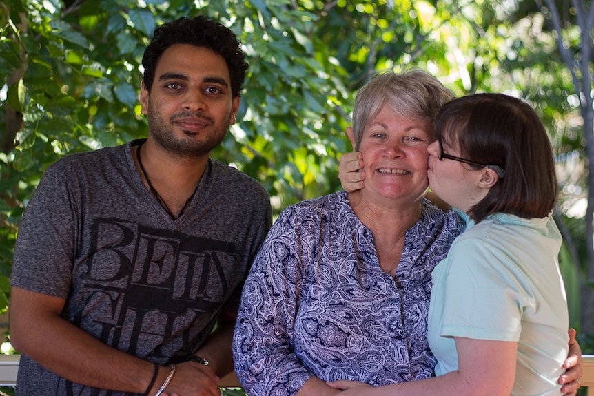 Raghu Sachdeva, Jo Lynam and daughter Emma Lynam