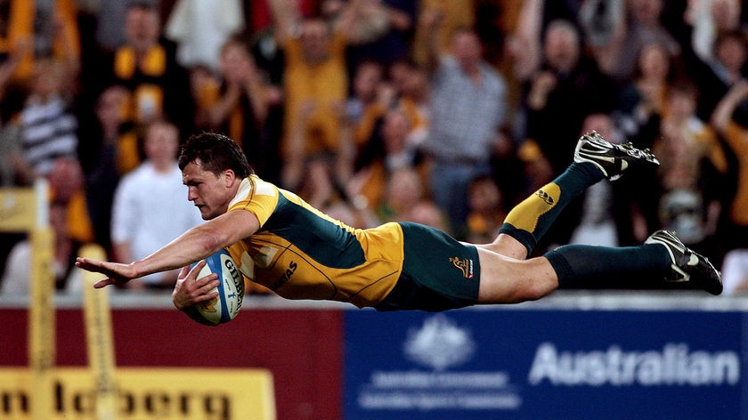 Adam Ashley-Cooper scores against the Boks