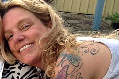 Sally Kuether, the first woman charged under Queensland's anti-bikie laws.
