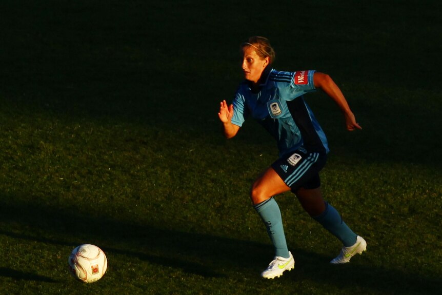 On song ... Kylie Ledbrook controls the ball for Sydney FC (Matt King: Getty Images)
