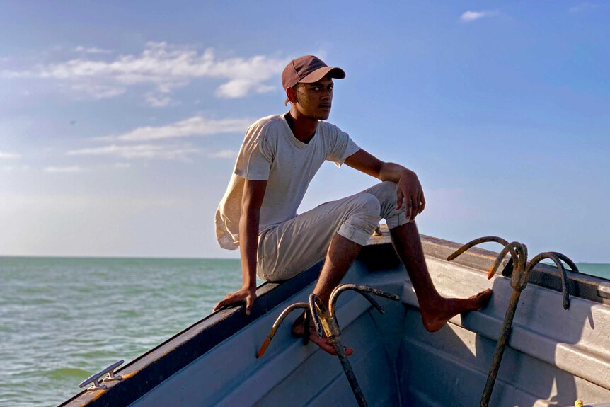 A fisherman in Trinidad.