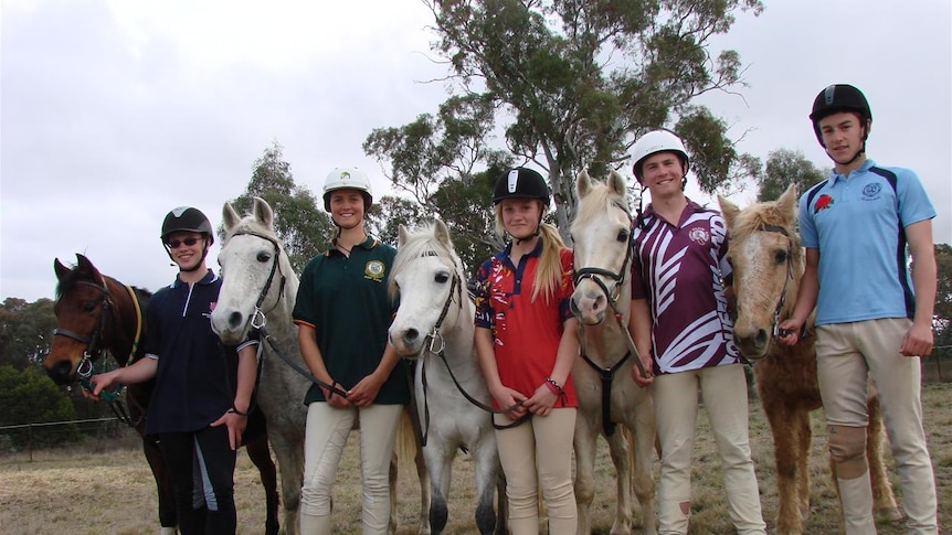 Australian team Mounted Games