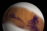 Mars during an ice age.