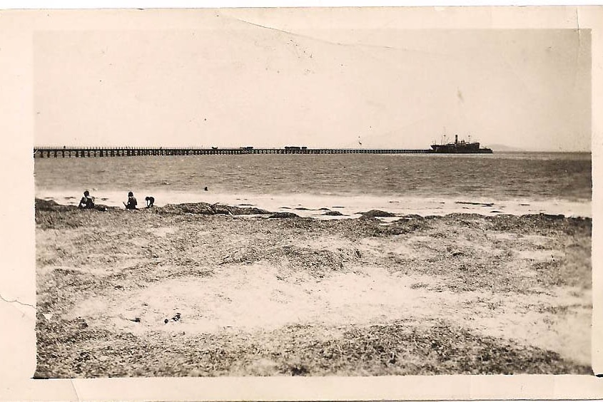 Historic image of a jetty.