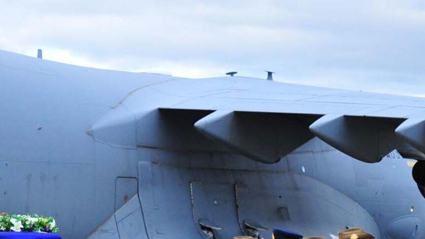 Ramp ceremony at Tullamarine