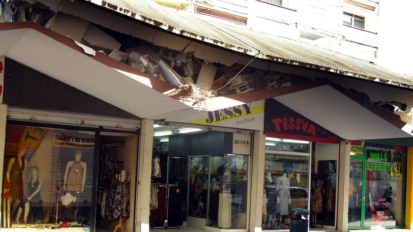 Earthquake damage in Martinique