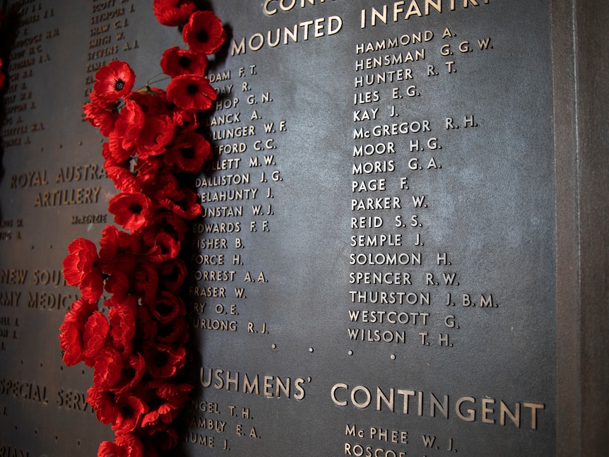 The Roll of Honour at the Australian War Memorial.