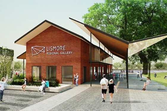 An artist's impression of the new Lismore Regional Art Gallery