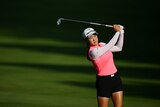 Minjee Lee plays at the Evian Championship