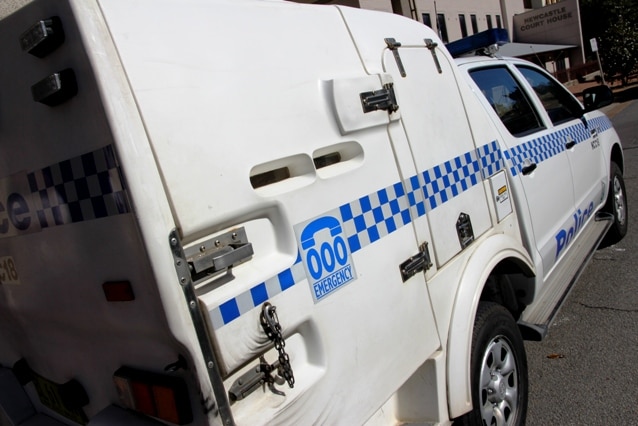 Newcastle police car; Newcastle Court House custody generic