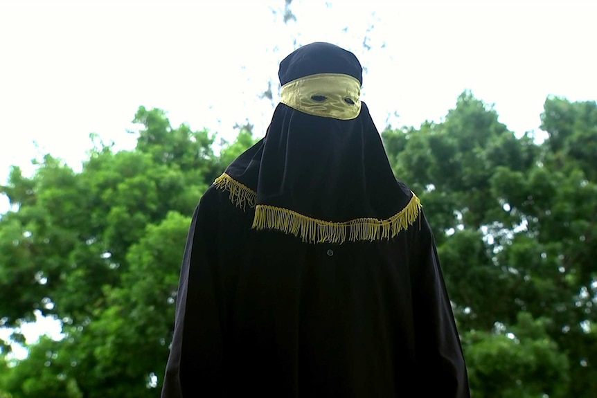 Algojo, the executioner, in Aceh