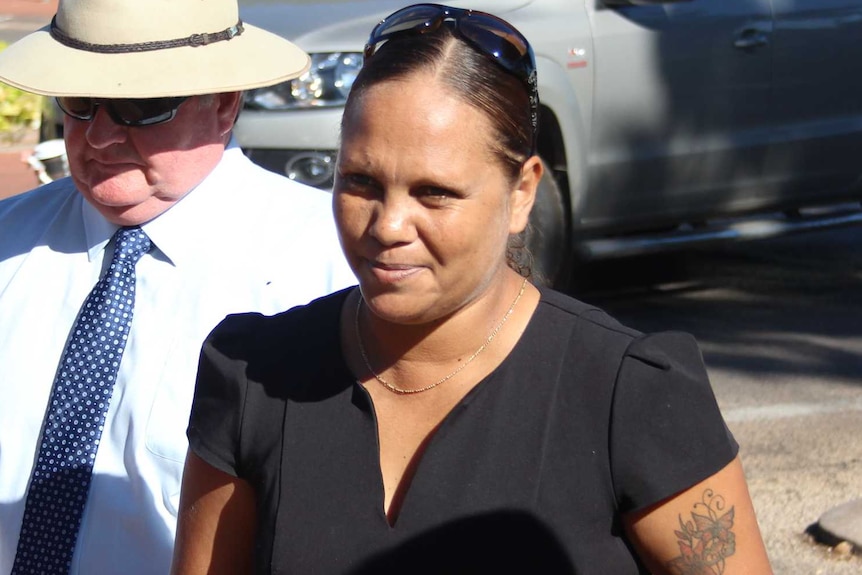 Palmer United Party MLA Larisa Lee arrives at court