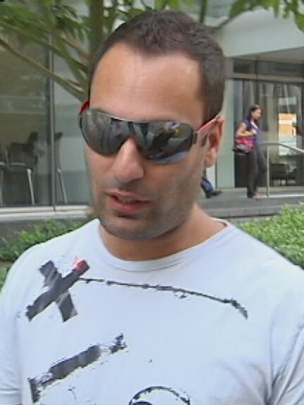 Convicted Perth drug dealer Marc Quaid outside court