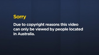 Sorry message on ABC News 24