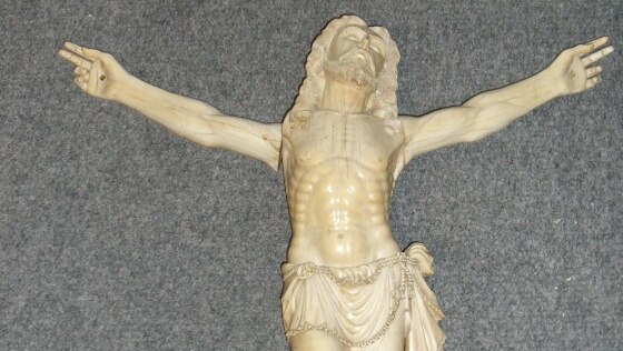 Ivory crucifix