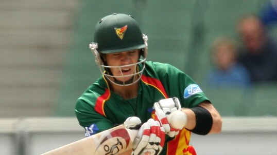 Tim Paine... top-scored with 71 for the Tigers (file photo)