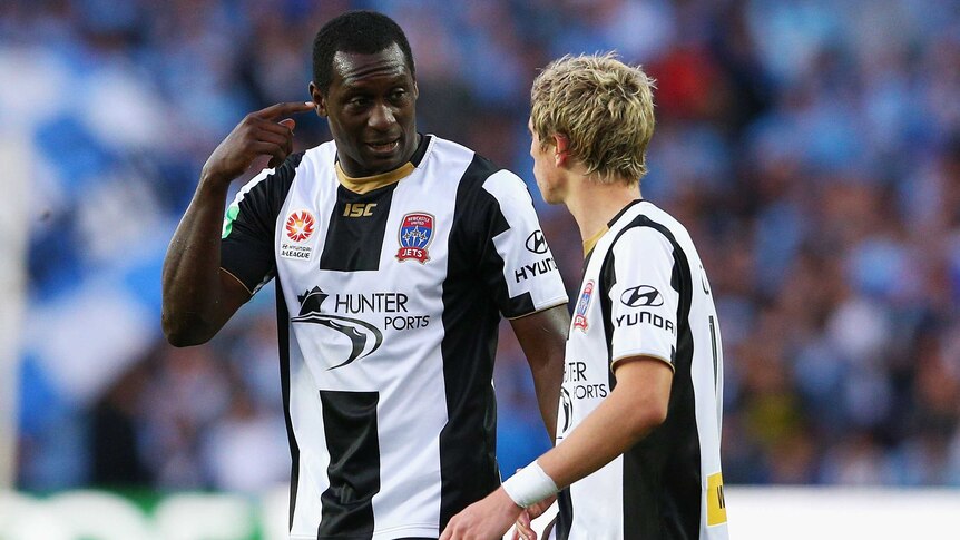 Marquee man ... Emile Heskey says he is enjoying a new challenge in the A-League.