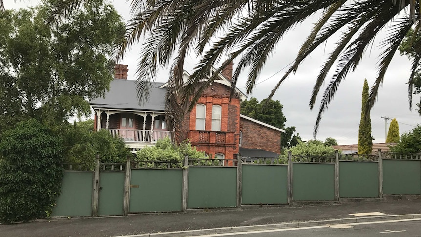 The Launceston house where Oliver Kulinski is alleged to have struck his father in the head with an axe January 30, 2017
