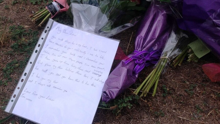 A note left at the scene of the stabbing murder of a teenage girl in a Doncaster park.