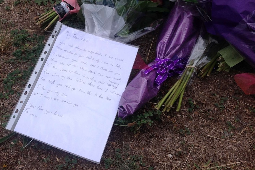 A note left at the scene of the stabbing murder of a teenage girl in a Doncaster park.