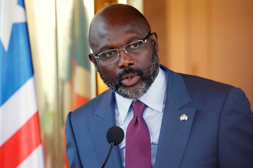 Liberian President George Weah