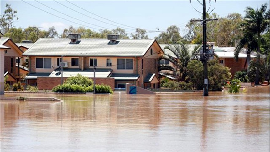Floods hit Emerald, in the central Queensland seat of Flynn, in late December and early January.