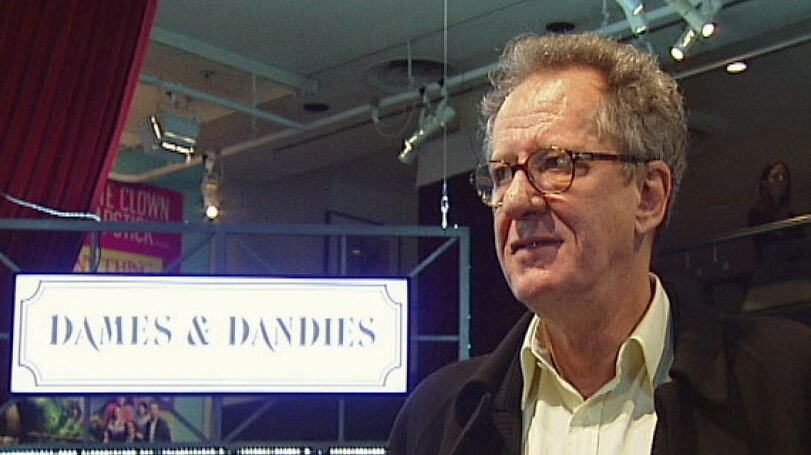 Actor Geoffrey Rush at the Arts Centre in Melbourne