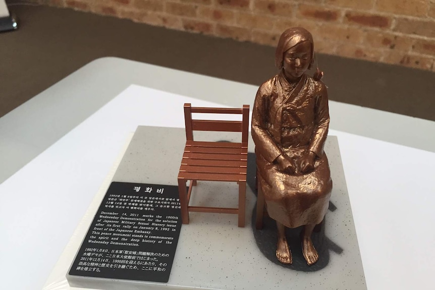 Comfort woman statue covered by freedom of expression–Palace