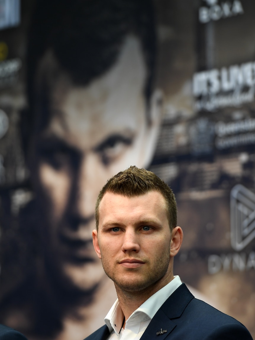 Jeff Horn at pre-fight press conference