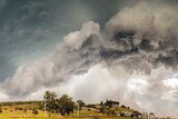Storm clouds roll in at Vernor, near Fernvale in South East Queensland on the weekend.