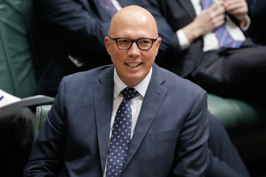 Peter Dutton smile