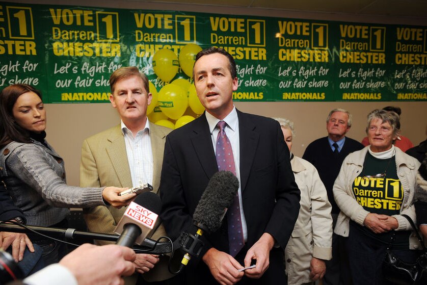 Nationals Party candidate Darren Chester