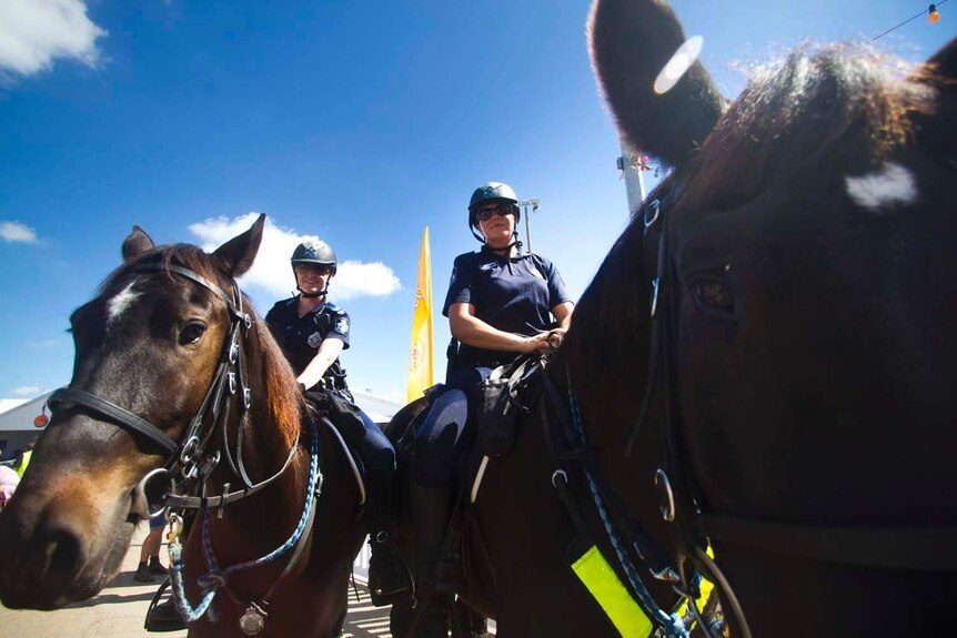 Queensland Mounted Police Senior Constable Leita Anderson and Acting Sergeant Katie Blomkamp