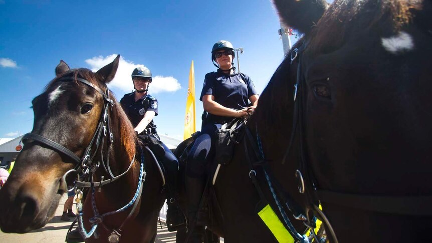 Queensland Mounted Police Senior Constable Leita Anderson and Acting Sergeant Katie Blomkamp