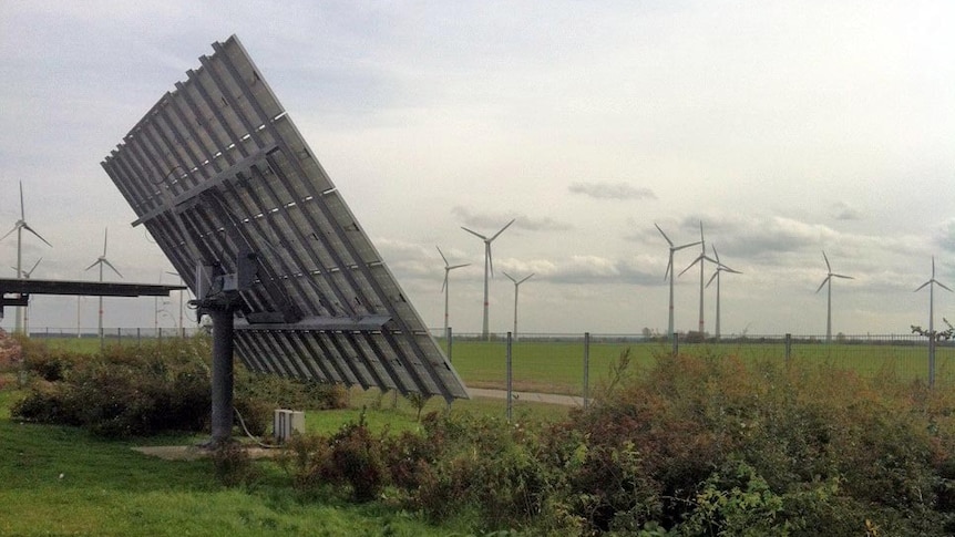 Feldhaim boasts solar panels and wind turbines to create a enough energy for the whole community