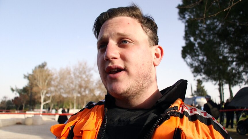 21-year-old Israeli Australian volunteer paramedic Dovi Meyer who arrived at the scene shortly after the attack.