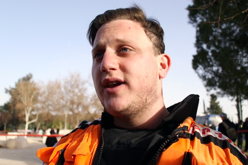 21-year-old Israeli Australian volunteer paramedic Dovi Meyer who arrived at the scene shortly after the attack.