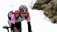 Ivan Basso in action during the Tour of Italy