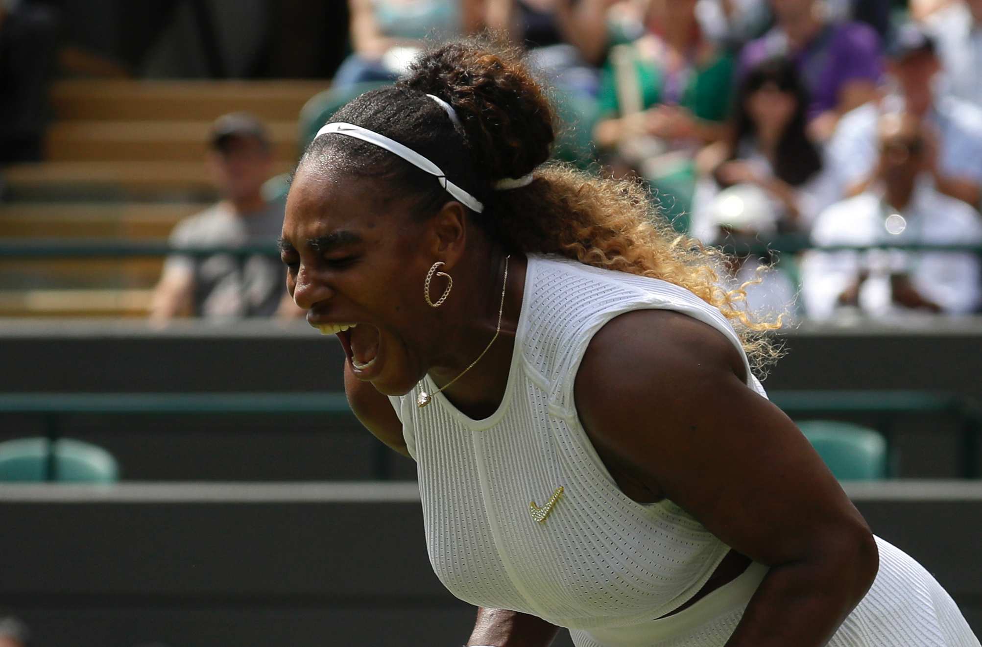 Serena Williams fined $14,300 for damaging court, more than triple Fabio  Fognini for 'bomb' comment - ABC News