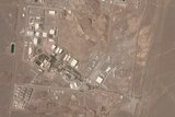 An aerial images of Iran's Natanz nuclear facility.