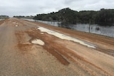 A road at Gibson, 20km north of Esperance.