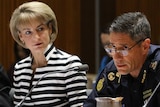 Australian Border Force Commissioner Roman Quaedvlieg and Senator Michaelia Cash