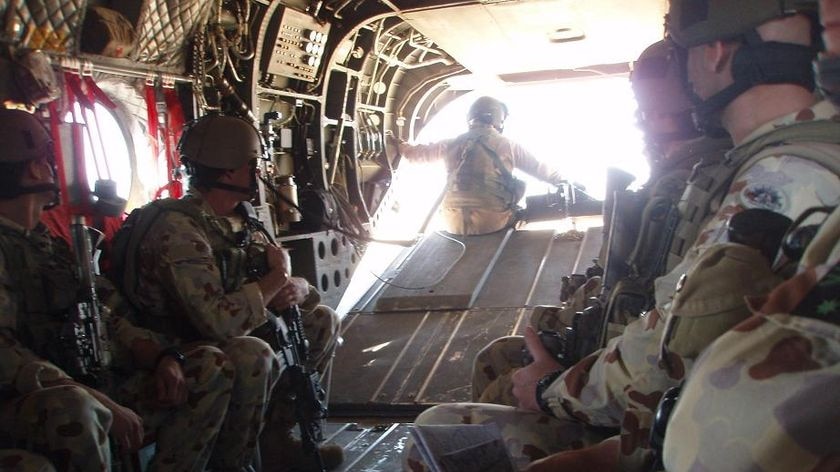 Australian special forces troops in Afghanistan