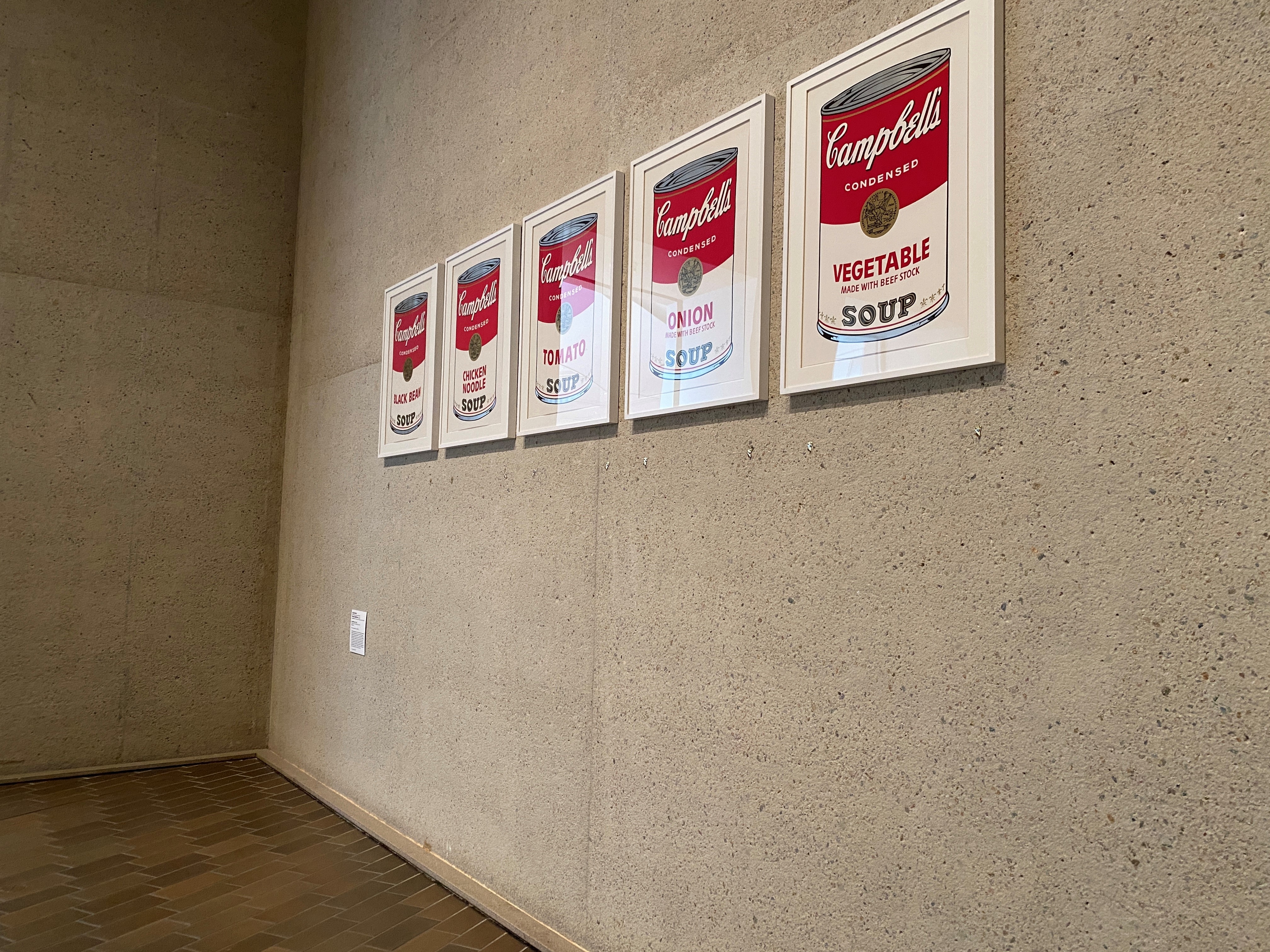 Protesters vandalise Andy Warhol's Campbell's Soup Cans at National